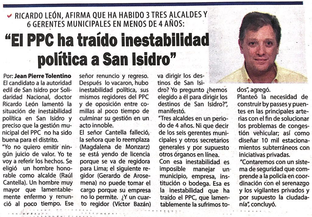 Ricardo León Dueñas Expreso