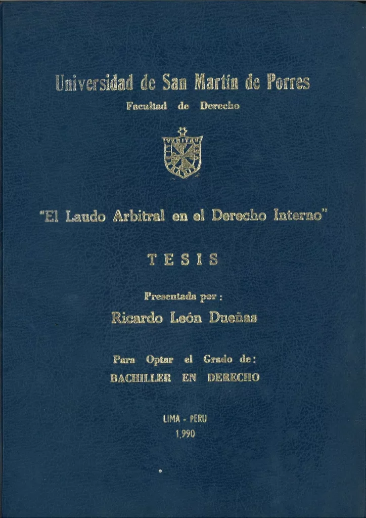 ricardo león dueñas tesis